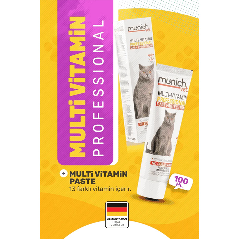 Munich Vet Multi Vitamin Macun 100 gr