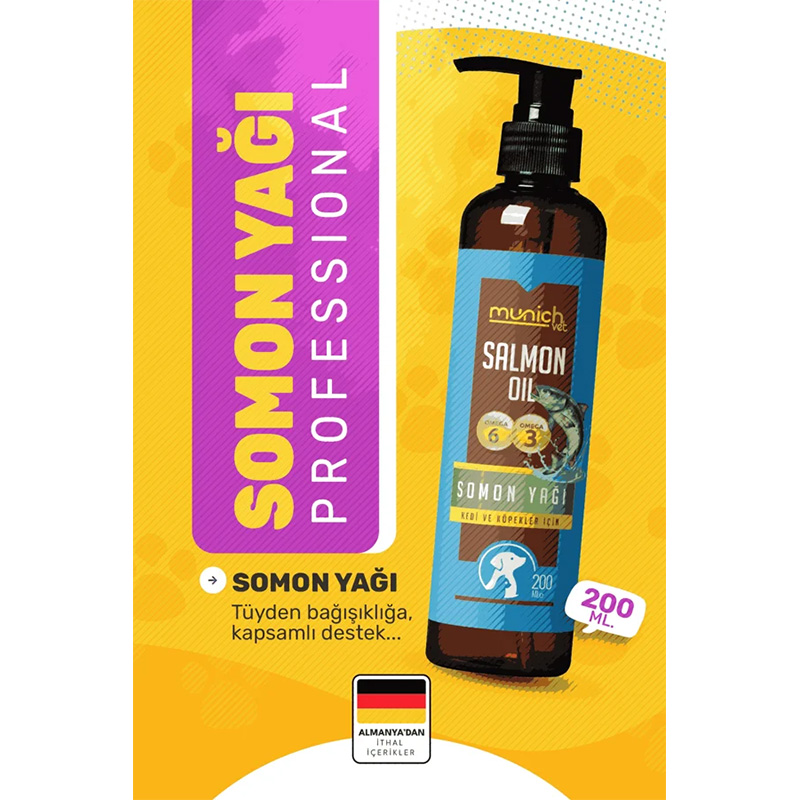Munich Vet Somon Balık Yağı 200 ml